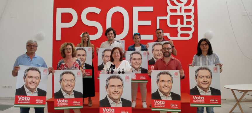 “Iniciamos la campaña electoral con mucha ilusión y con ganas de recuperar el Gobierno de la Junta de Andalucía”